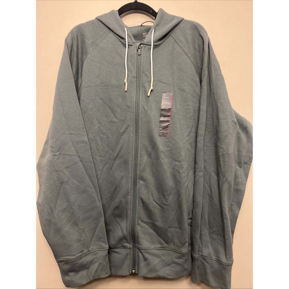 All in motion men's full zip hoodie, XXL, green NWT